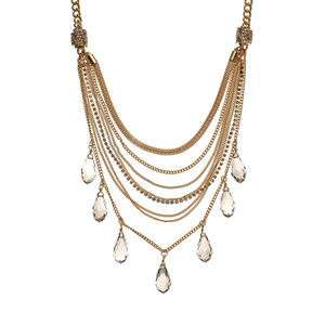 Simply Vera Vera Wang Teardrop Bead Swag Necklace